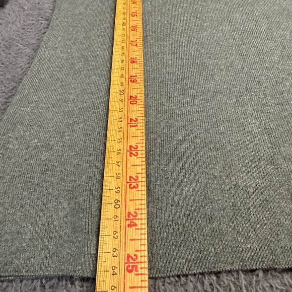 Peruvian Connection Womens Turtleneck Sweater Medium Gray Pima Cotton Lightweigh - Picture 7 of 8